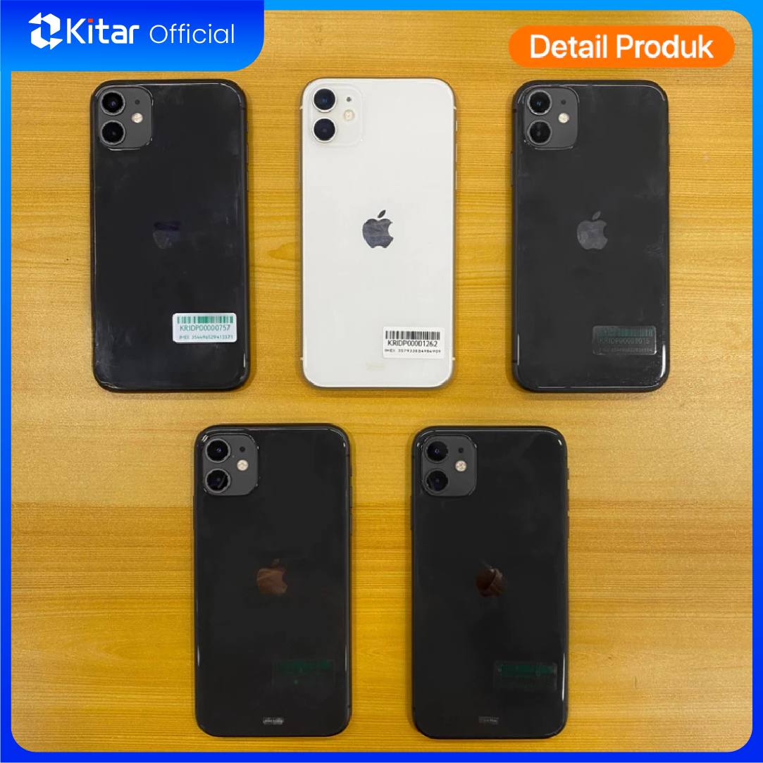 iPhone 11 Second Original Resmi IMEI Permanen + Garansi 1 Tahun - Kitar