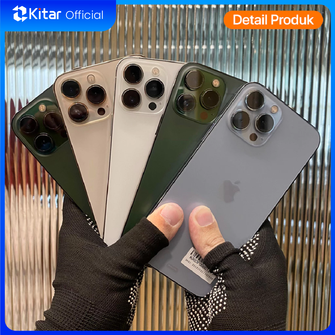 iPhone 13 Pro Max Second Original Resmi IMEI Permanen + Garansi 1 Tahun - Kitar