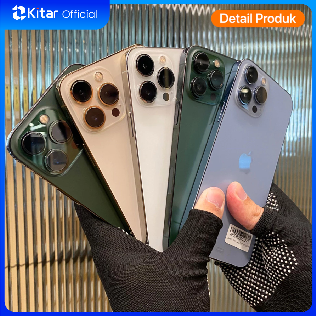 iPhone 13 Pro Max Second Original Resmi IMEI Permanen + Garansi 1 Tahun - Kitar