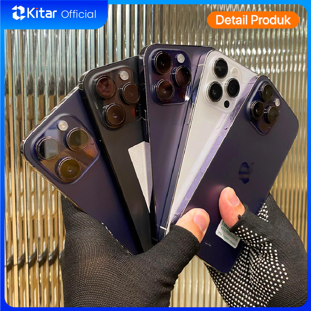 iPhone 14 Pro Max Second Original Resmi IMEI Permanen + Garansi 1 Tahun - Kitar